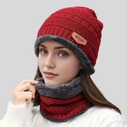 Unisex Winter-Accessoire-Set aus dicker Wolle | Mirjam