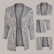 Glitzerblazer mit entspannter Passform | Miyeon