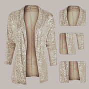 Glitzerblazer mit entspannter Passform | Miyeon