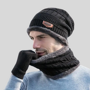 Unisex Winter-Accessoire-Set aus dicker Wolle | Mirjam