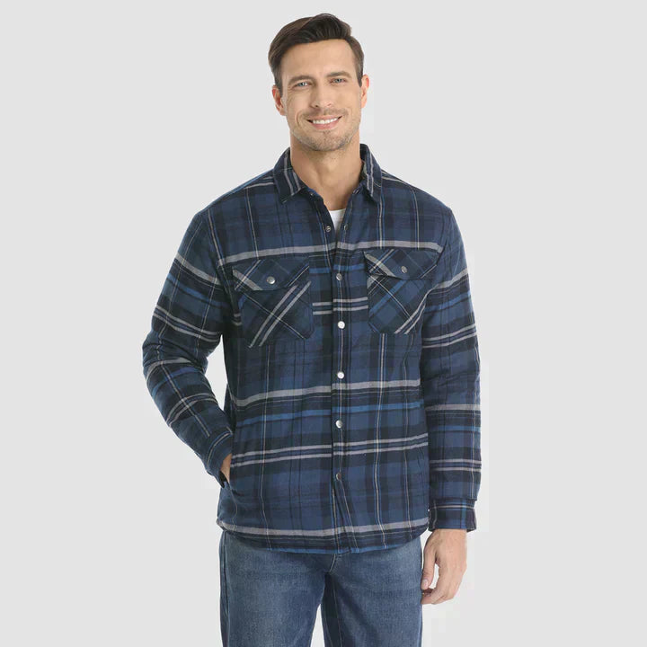 Herren Winter Karierte Flanell Hemdjacke | Hugh