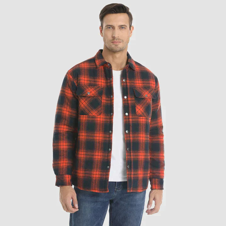 Herren Winter Karierte Flanell Hemdjacke | Hugh