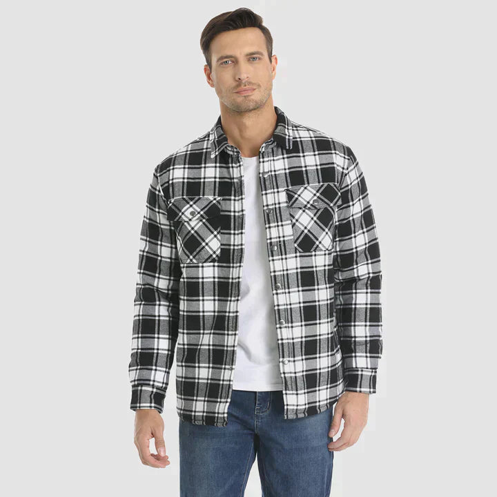 Herren Winter Karierte Flanell Hemdjacke | Hugh