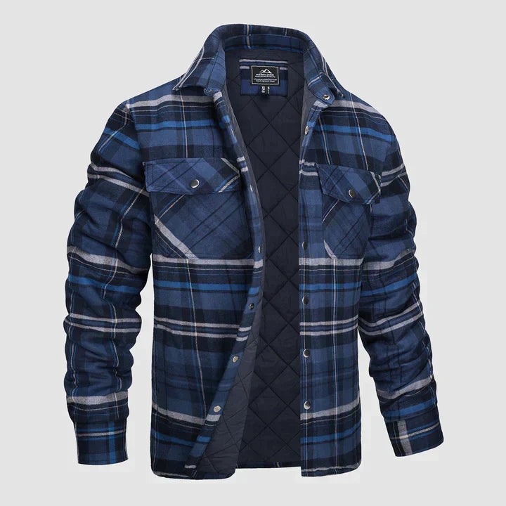 Herren Winter Karierte Flanell Hemdjacke | Hugh