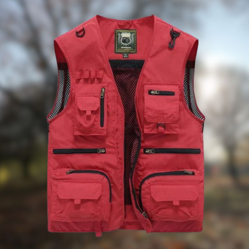 Taktische Weste | Outdoor-Bodywarmer | Vielseitiger Bodywarmer | Camping, Angeln, Wandern l Hanzy