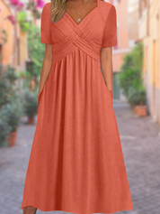 V-Ausschnitt Sommerkleid | Melly