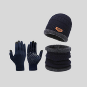 Unisex Winter-Accessoire-Set aus dicker Wolle | Mirjam