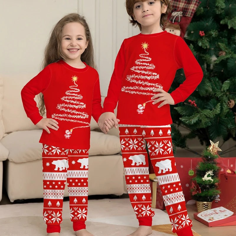 Familienmode Passendes Pyjama-Set für Weihnachten | Joyeux