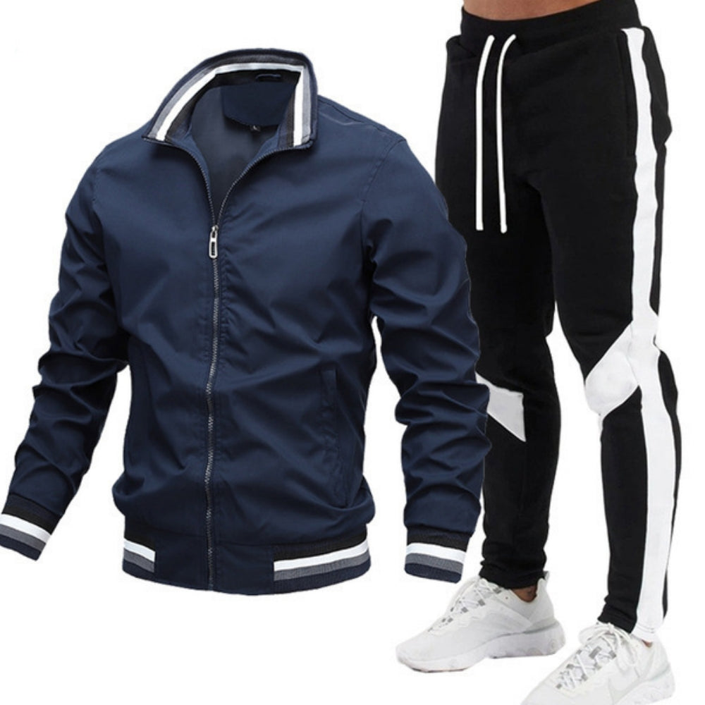 Set aus Trainingsjacke und Hose für Herren | Aviel