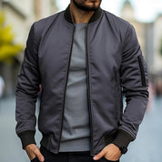 Lässige Baseball-Kragenjacke für Herren | Godfrey