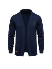 Herren Strickjacke mit V-Ausschnitt und offener Vorderseite | Ossian