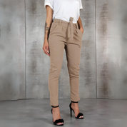 Slim-Fit Stretch Trousers | Synthie