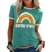 Good Vibes Slim Fit Damen Shirt l Steffi