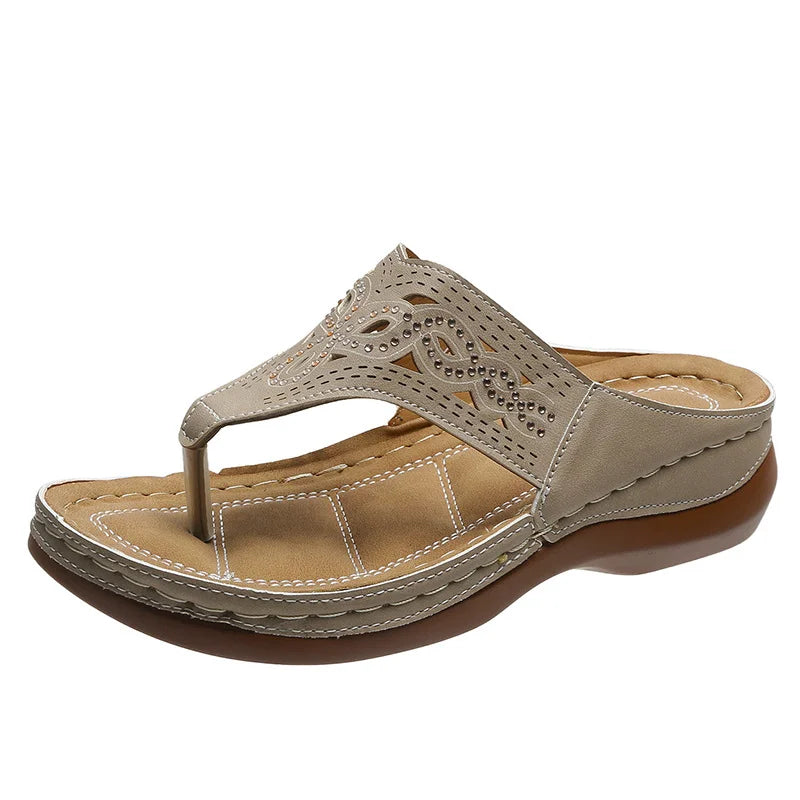 Cassan l Orthopädische Strand-Sommersandalen für Damen