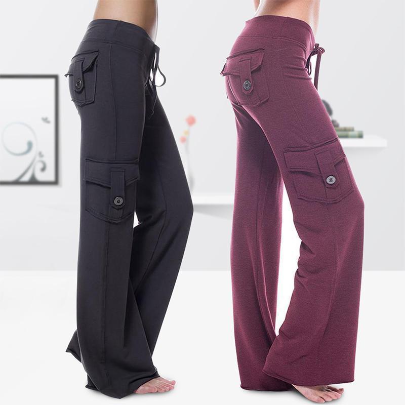 Elastische Umweltfreundliche Bambus Yogahose mit Taschen | Zoranne