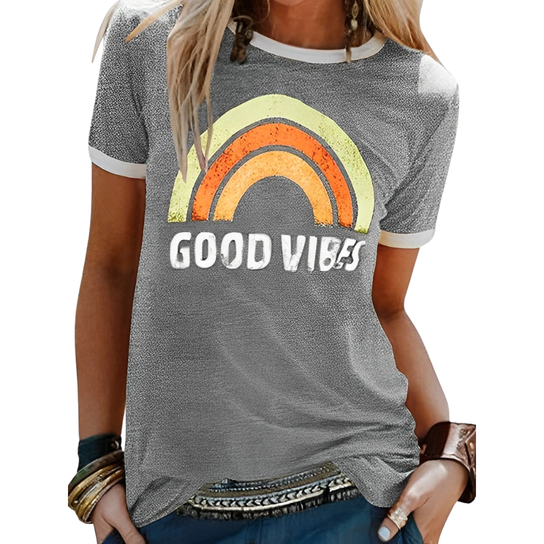 Good Vibes Slim Fit Damen Shirt l Steffi