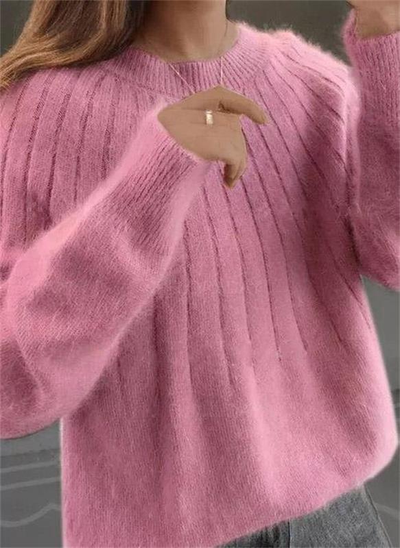 Flauschiger Kaschmir-Strickpullover | Klaudia