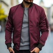 Lässige Baseball-Kragenjacke für Herren | Godfrey