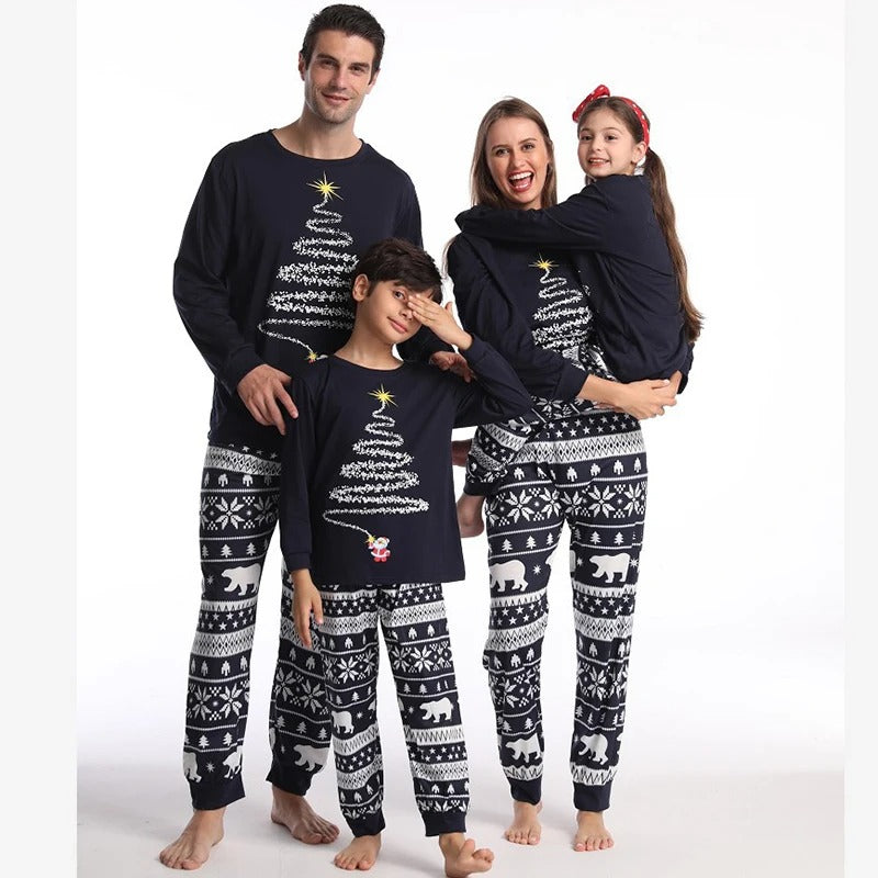 Familienmode Passendes Pyjama-Set für Weihnachten | Joyeux