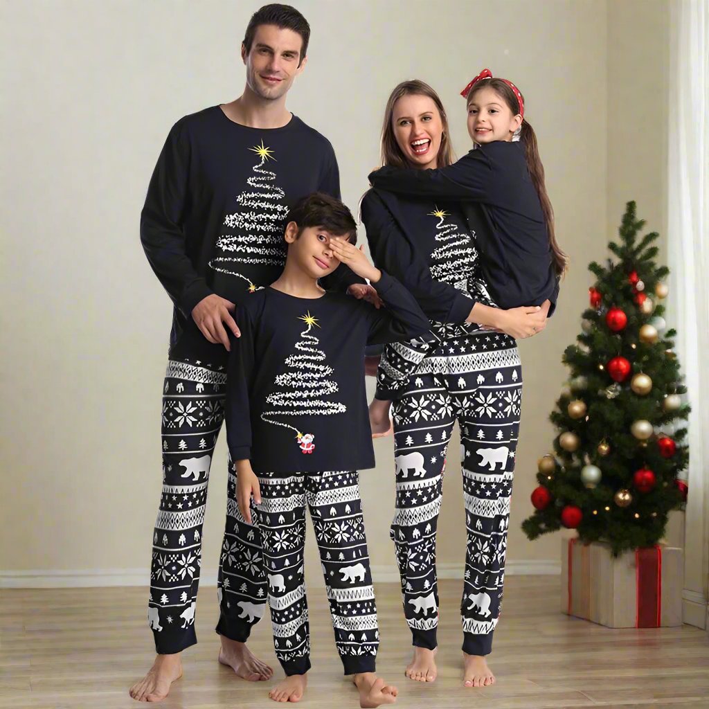 Passender Familien-Pyjama für Weihnachten | Team Snuggle