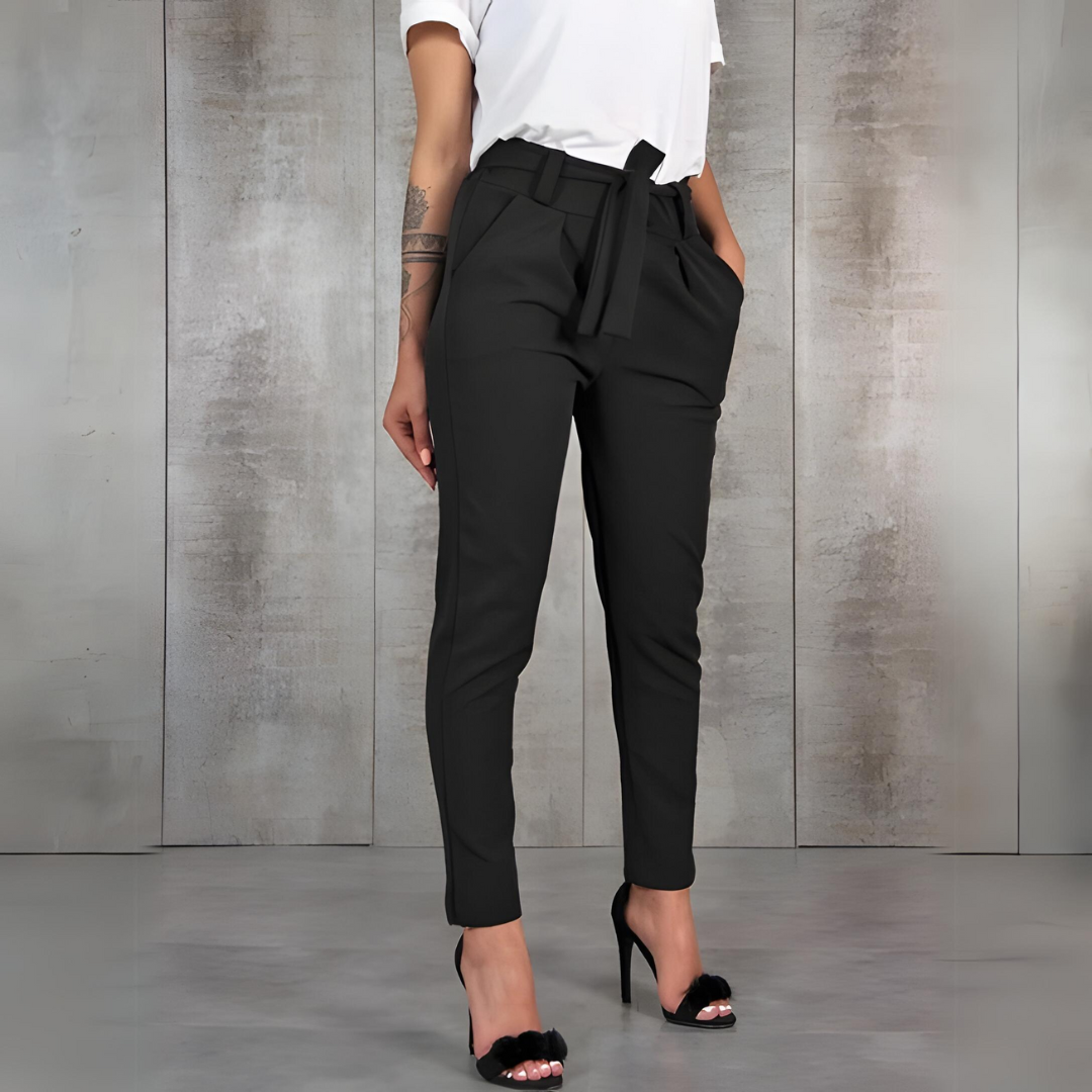 Slim-Fit Stretch Trousers | Synthie