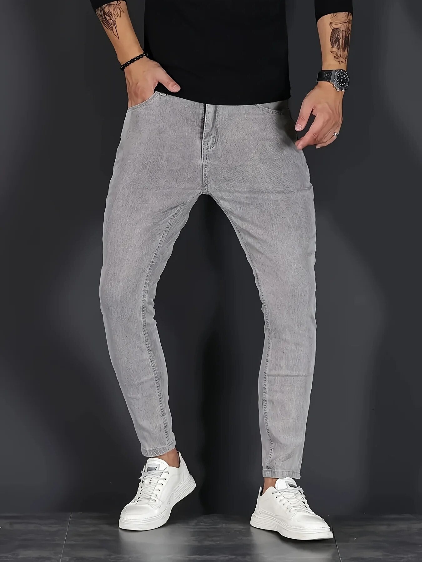 Stretch-Skinny-Jeans für Herren l Gunner