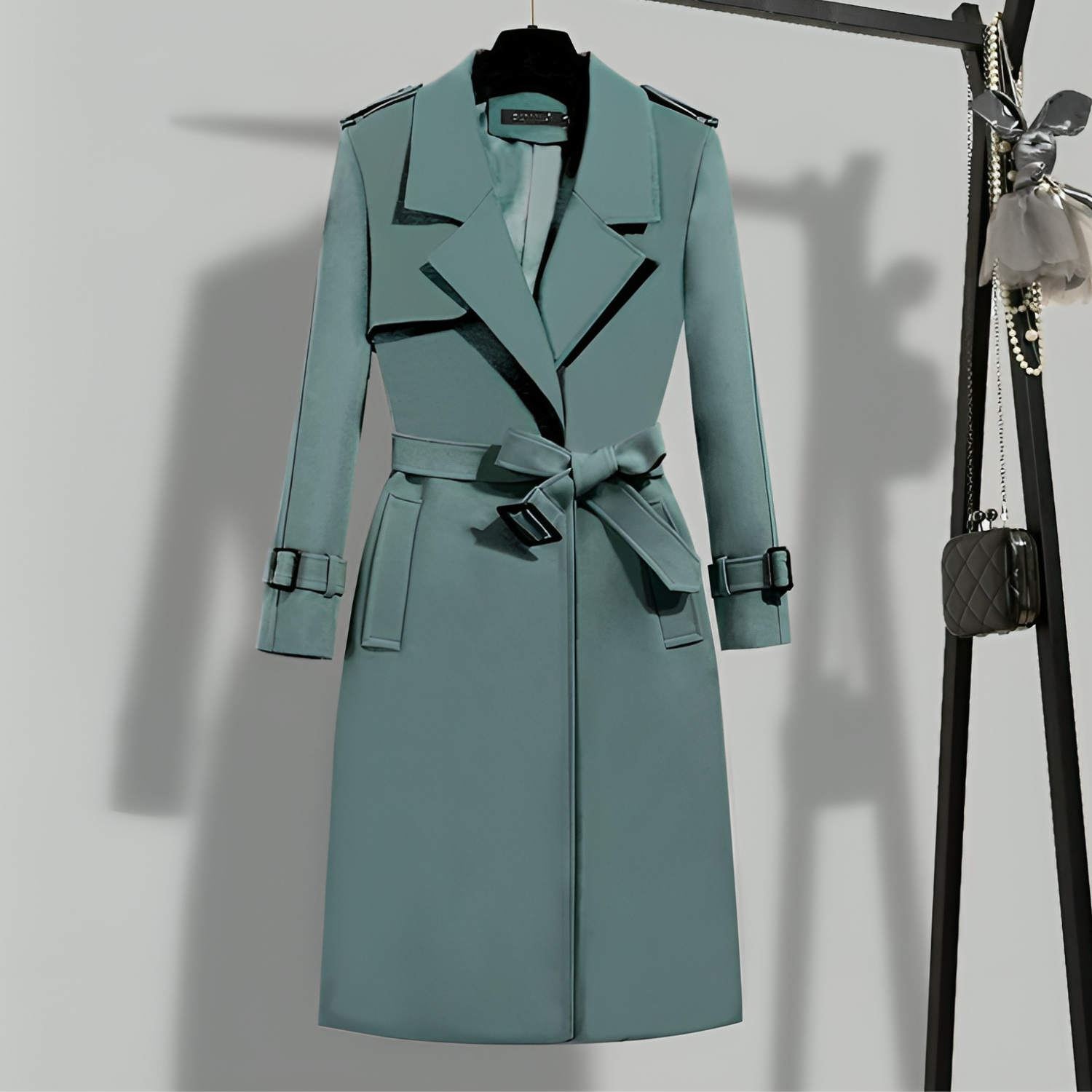 Eleganter und schmaler Herbst-Trenchcoat für Damen | Kahli