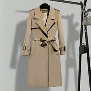 Eleganter und schmaler Herbst-Trenchcoat für Damen | Kahli