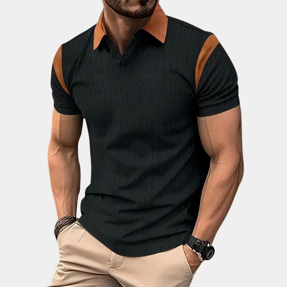 Kurzärmliges Casual Herren Poloshirt l Finnick