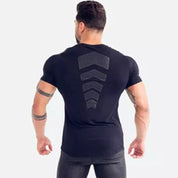 PerformFlex | Schnell trocknendes Bodybuilding-Workout-Sportshirt für Herren