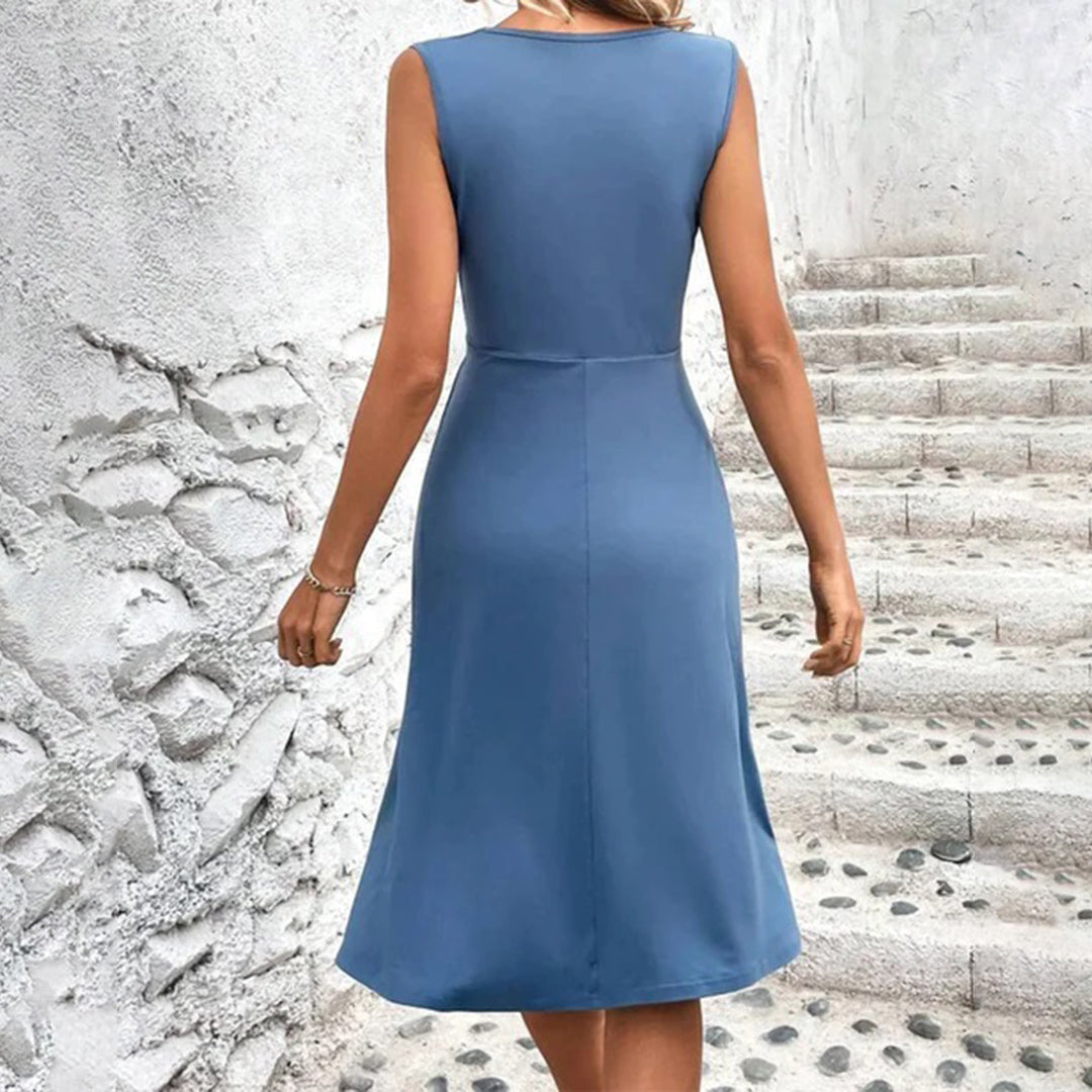 Maura l Midi-Sommerkleid mit Knielänge für Damen