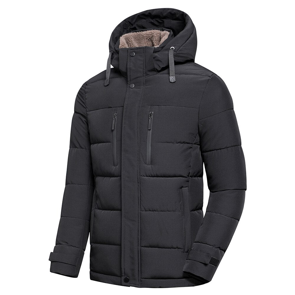 Gefütterte Winterjacke für Herren | Hezeki