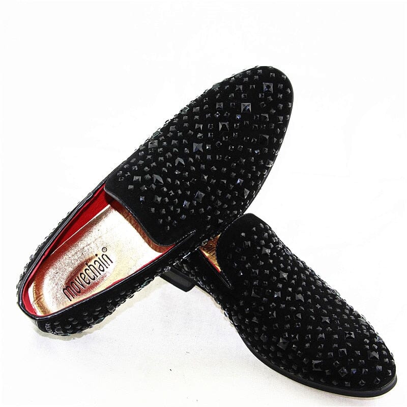 Axel l Elegante Herren-Loafer mit Perlen