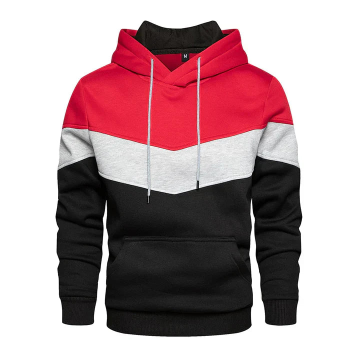 Herren Hoodie mit Querstreifen | Cyprian