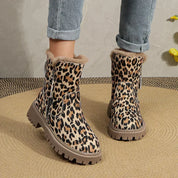 Stylische Stiefel mit Leopardenmuster | Ethelenda