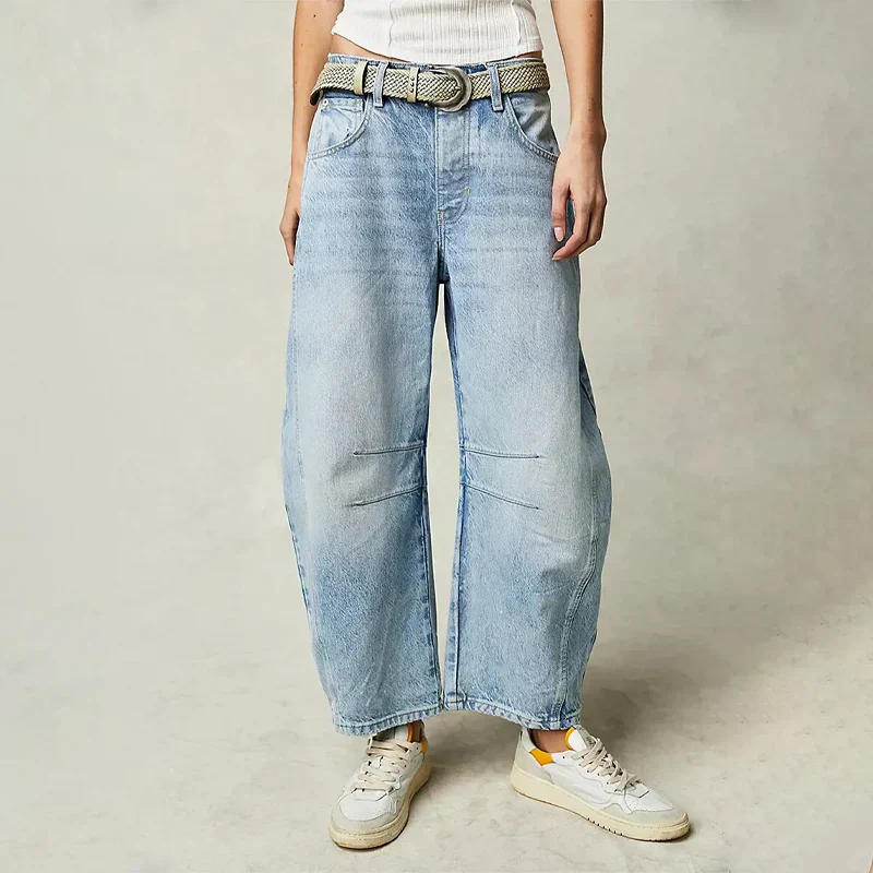 Bequeme Jeans mit weitem Bein | Marcela