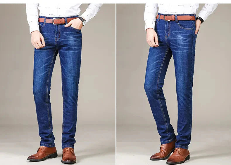 Geradlinige lässige Stretch-Jeans für Herren l Raivis