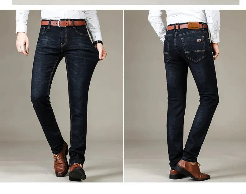 Geradlinige lässige Stretch-Jeans für Herren l Raivis