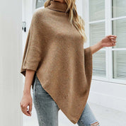 Lässiger einfarbiger Strickpullover | Raphella