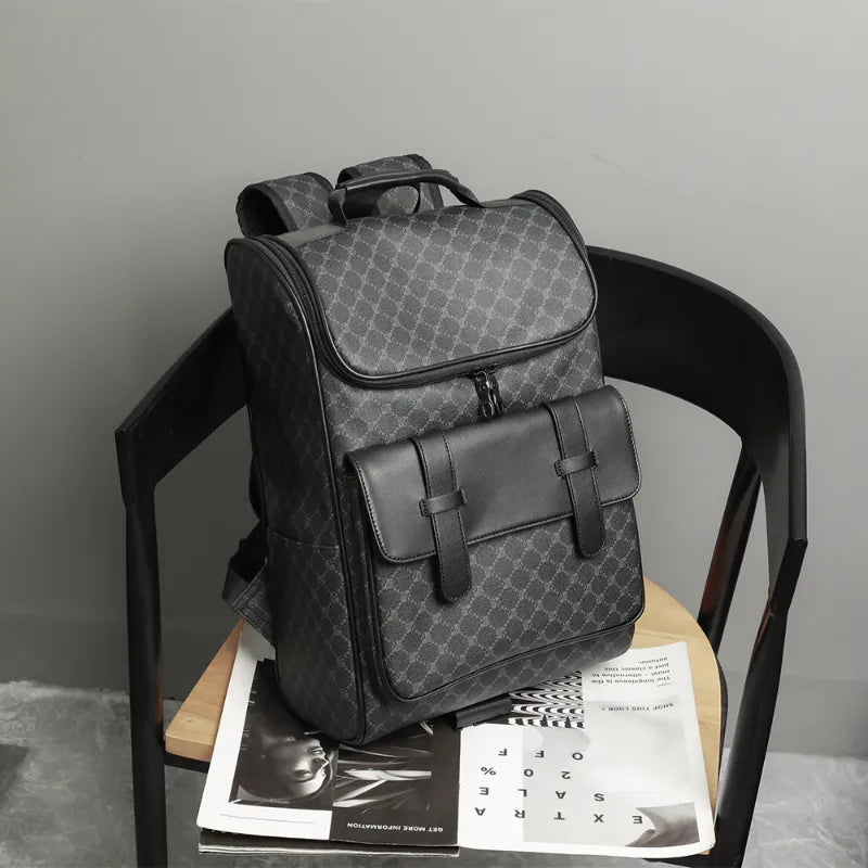 Derrick l Stylische bedruckte Tasche für Herren für Reisen und Laptop