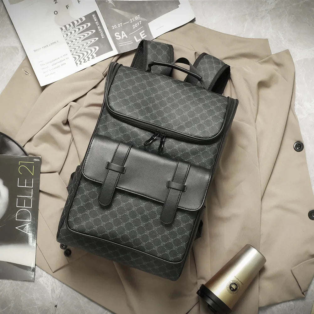 Derrick l Stylische bedruckte Tasche für Herren für Reisen und Laptop