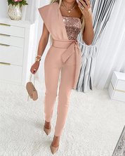 Stilvoller einseitiger eleganter Jumpsuit l Fia