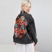 Hilma l Bohemian Jean Streetwear Jacke