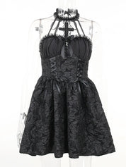 Gothic Jacquard Kleid | Niesenn