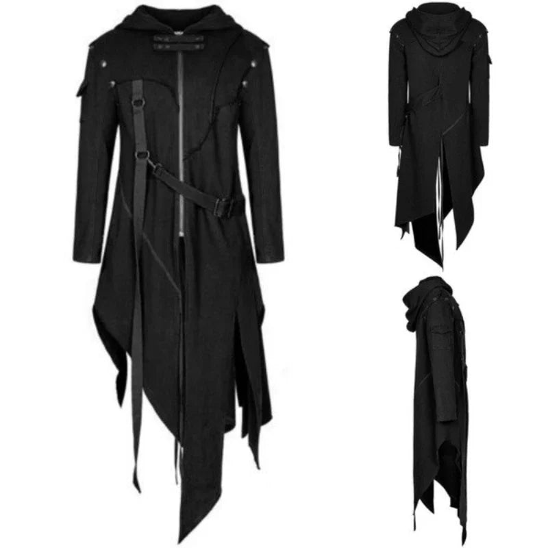 Gothic Dieselpunk Kapuzenjacke | Nyxarion