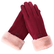 Winter Wildlederhandschuhe für sie l SnowGrip