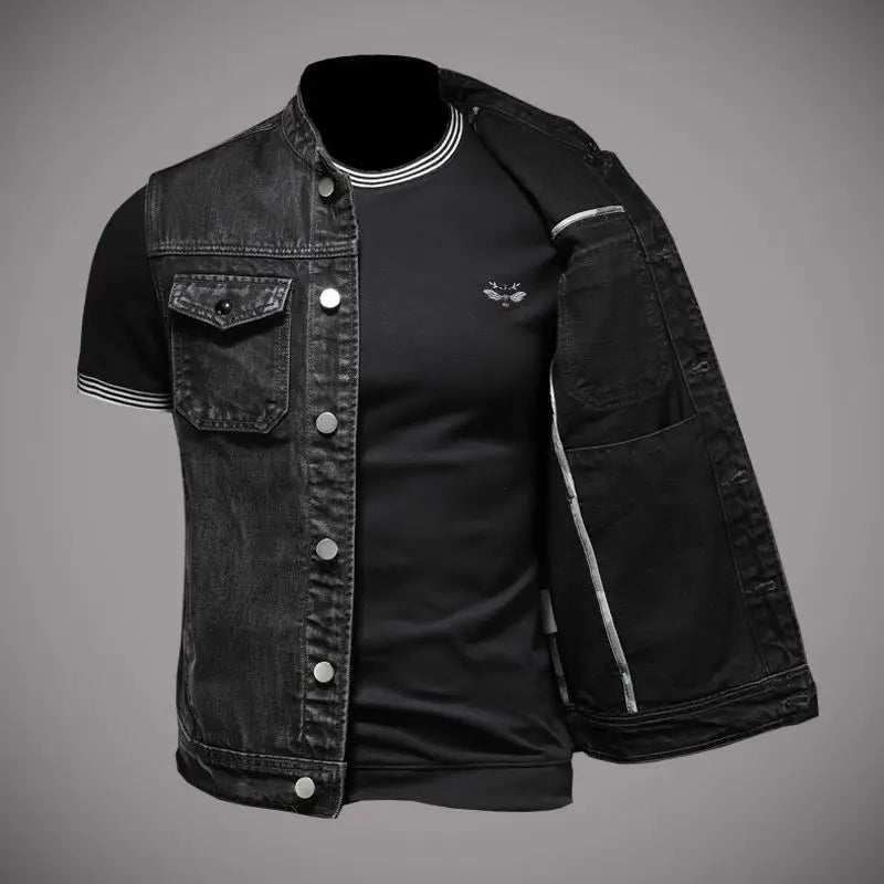 Retro Mode Herren Motorradjacke l Athmarr