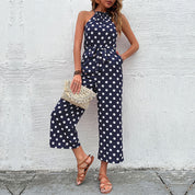 Rica l Damen-Jumpsuit mit Polka Dots-Design