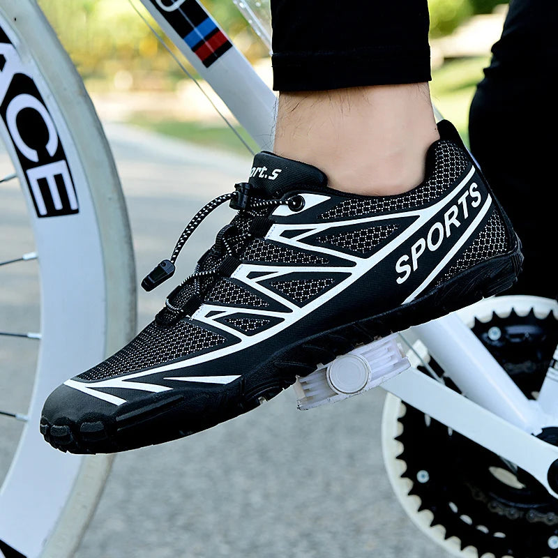 MTB- und Rennradschuhe | Unisex Fahrradschuhe für Outdoorsport | Leicht und bequem | Sporty