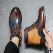 Luxuriöse High Top Oxford Herrenschuhe | Perfekt für Business und Herbst-Styling | Kingsley